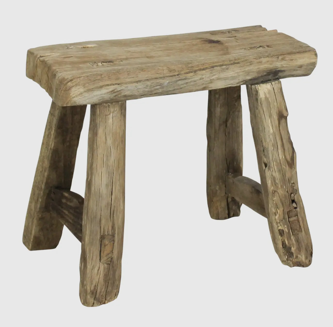 Elm Wood Foot Stool