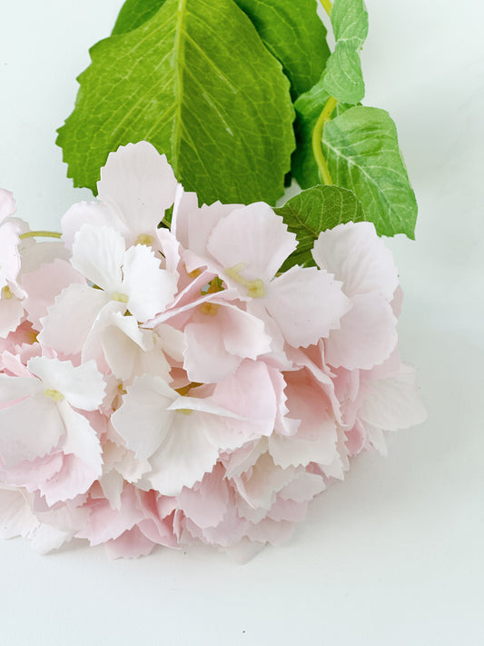 Pink Real Touch Hydrangea Spray