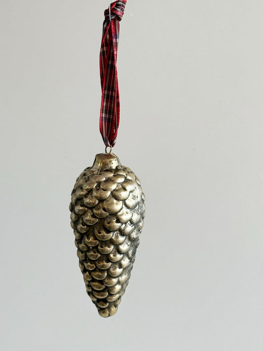 VINTAGE PINECONE ORNAMENT