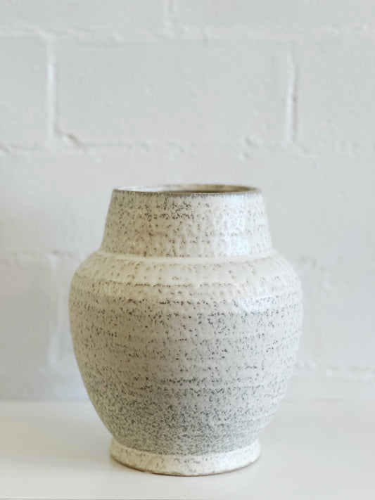 BEIGE CERAMIC VASE