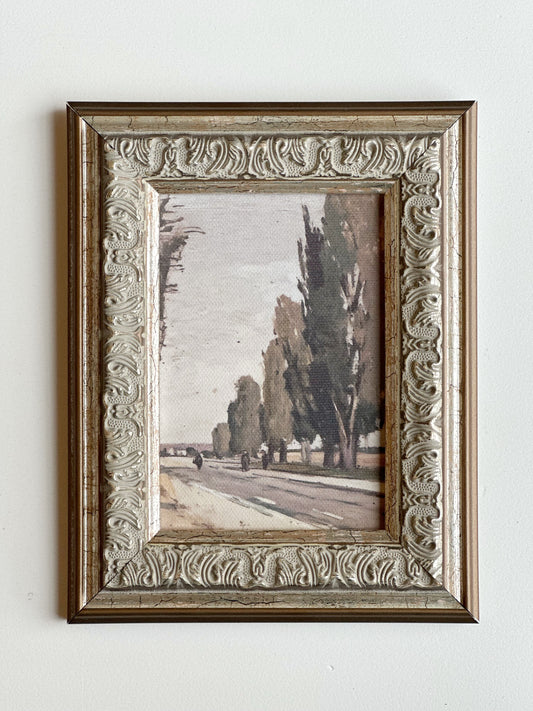 European Tree Lane 3x5 Framed Print