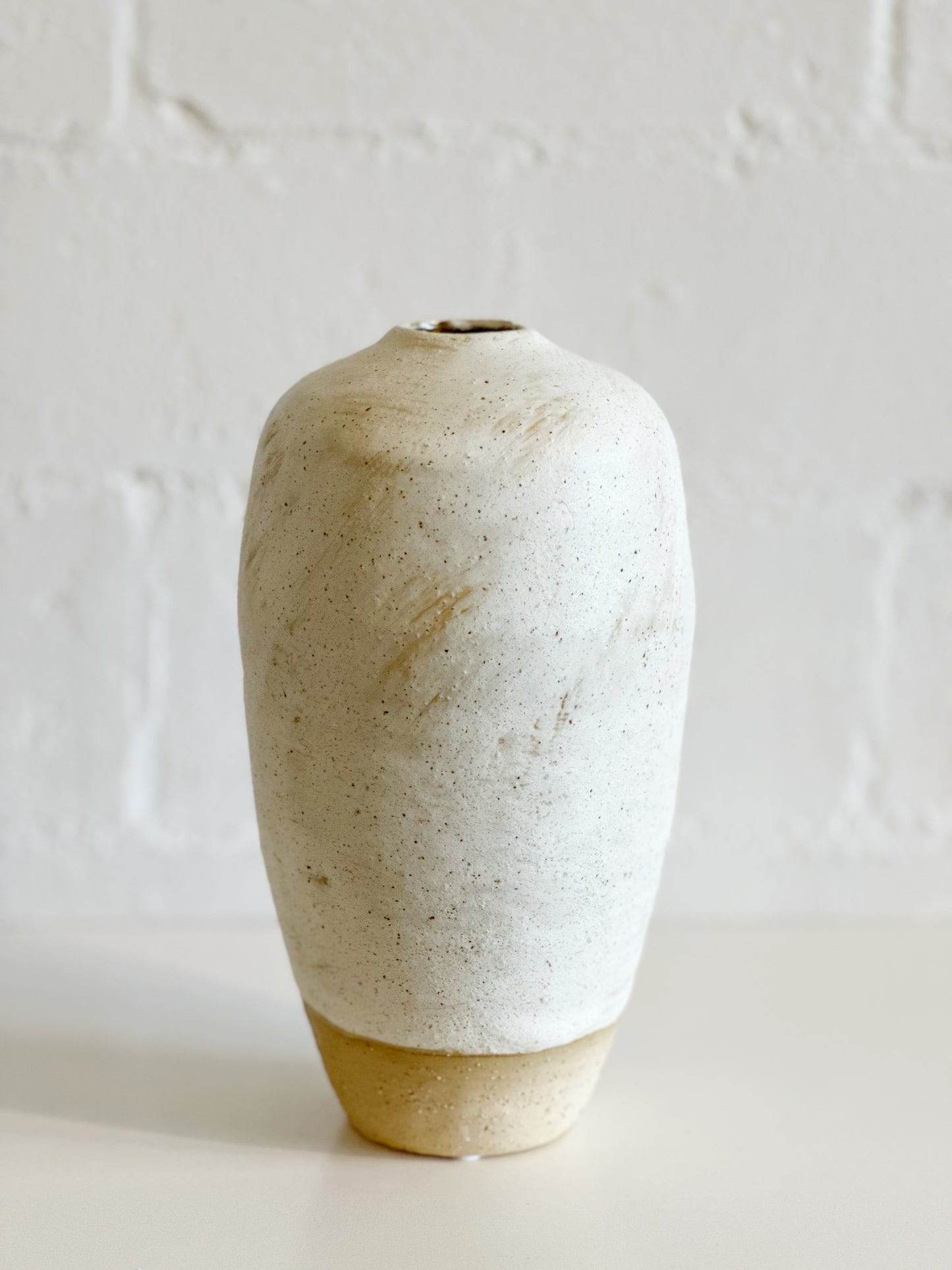 Umbria Ceramic Cream Vase