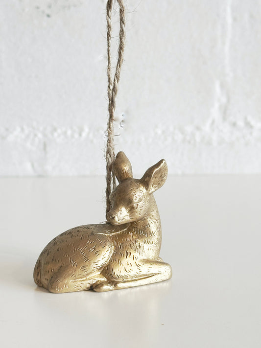 DEER LAYING ORNAMENT