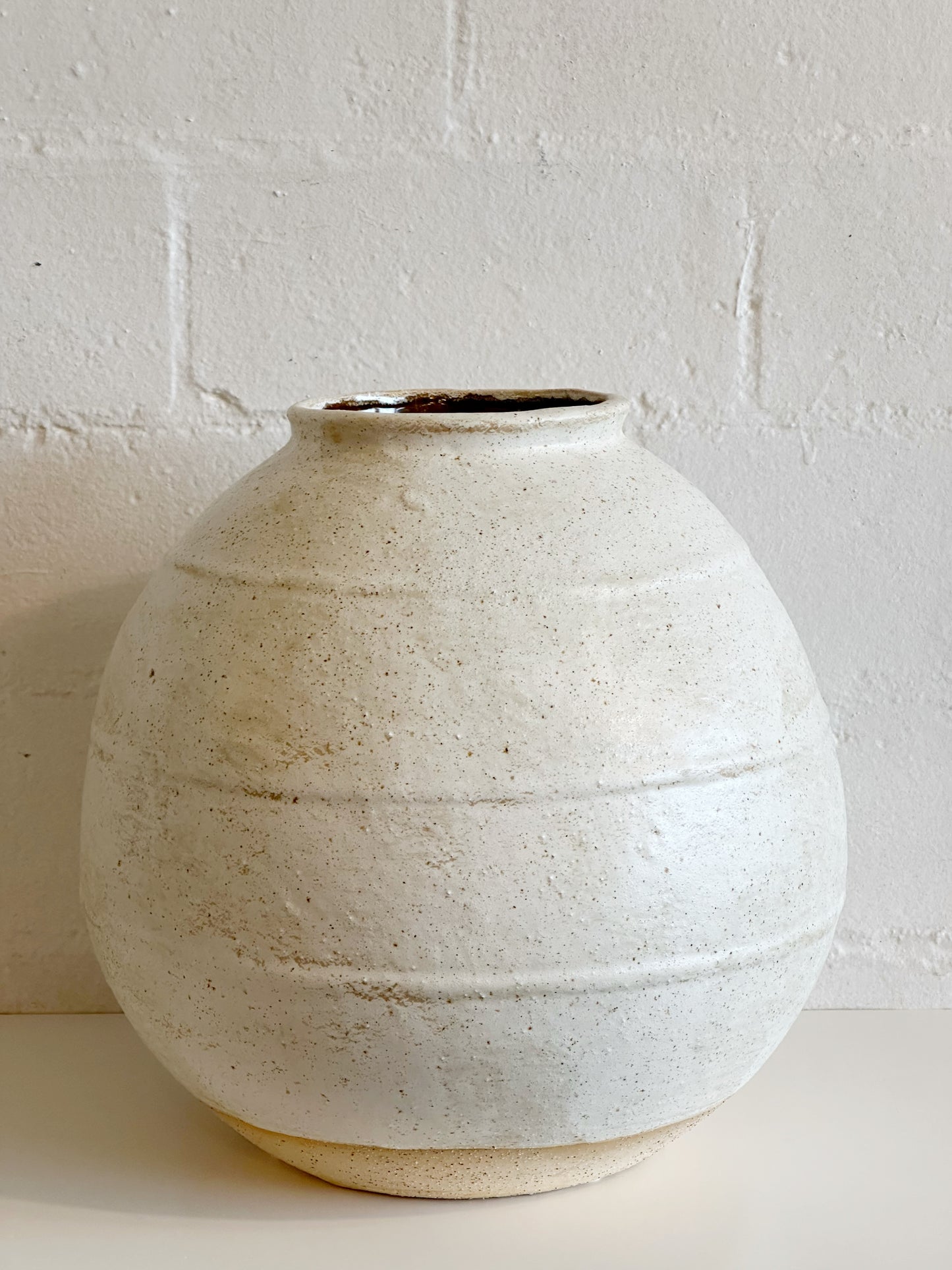 Umbria Ceramic Cream Vase