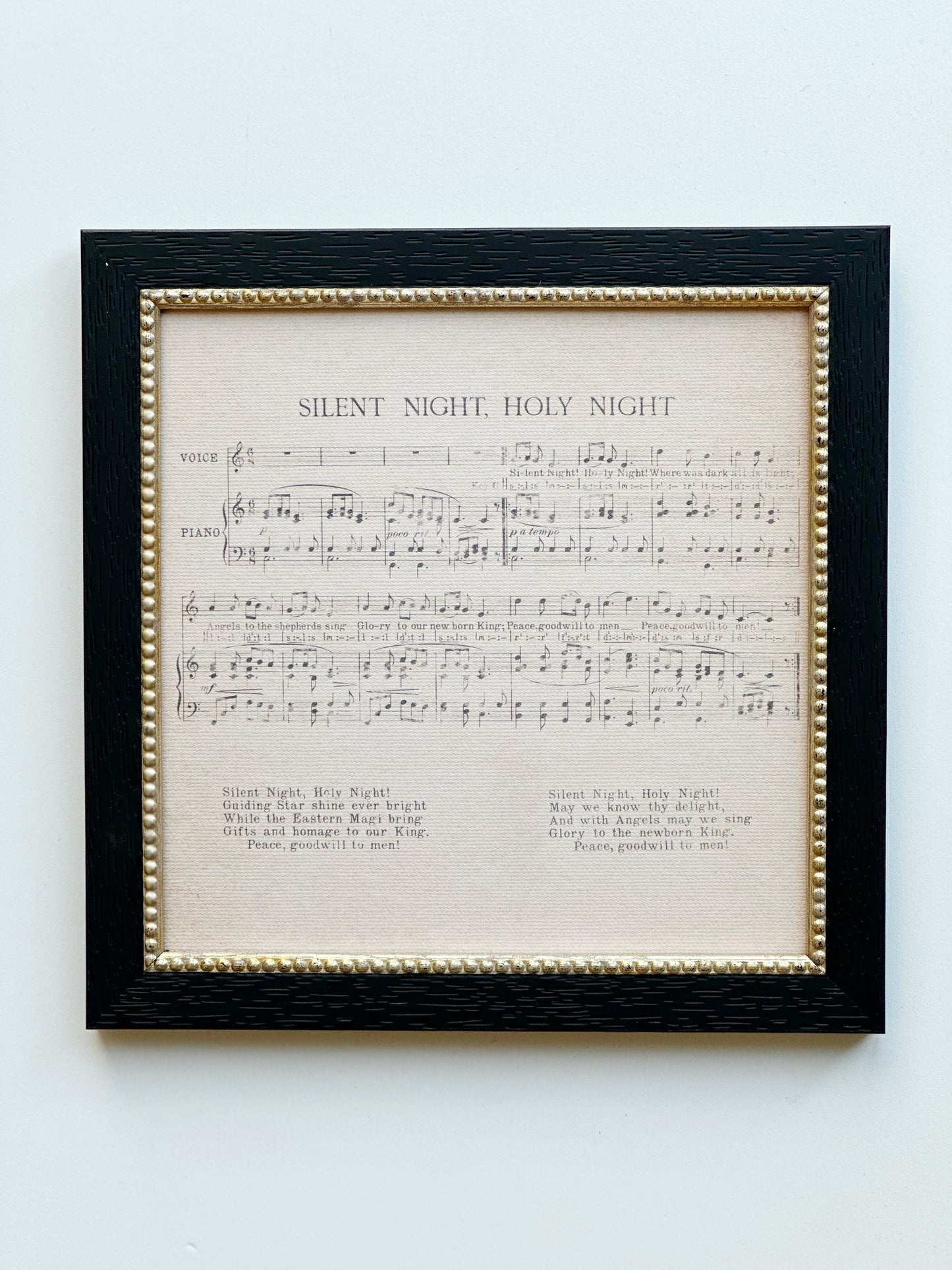 Silent Night 8x8 Framed Print