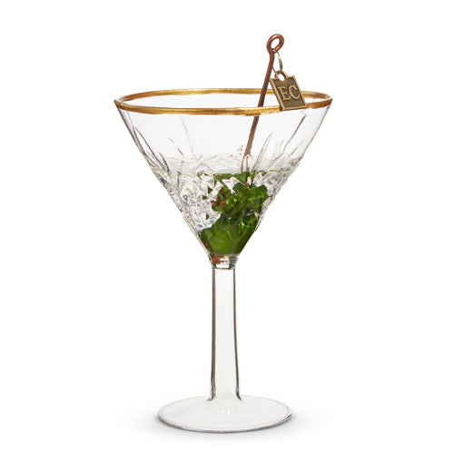 ELEGANT MARTINI ORNAMENT