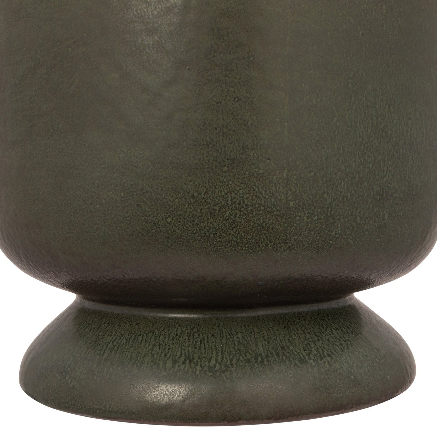 Green Stoneware Vase