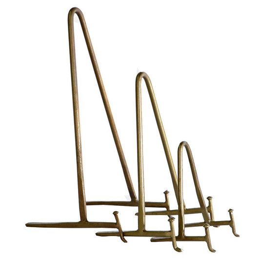 Antique Brass Display Easel Stand