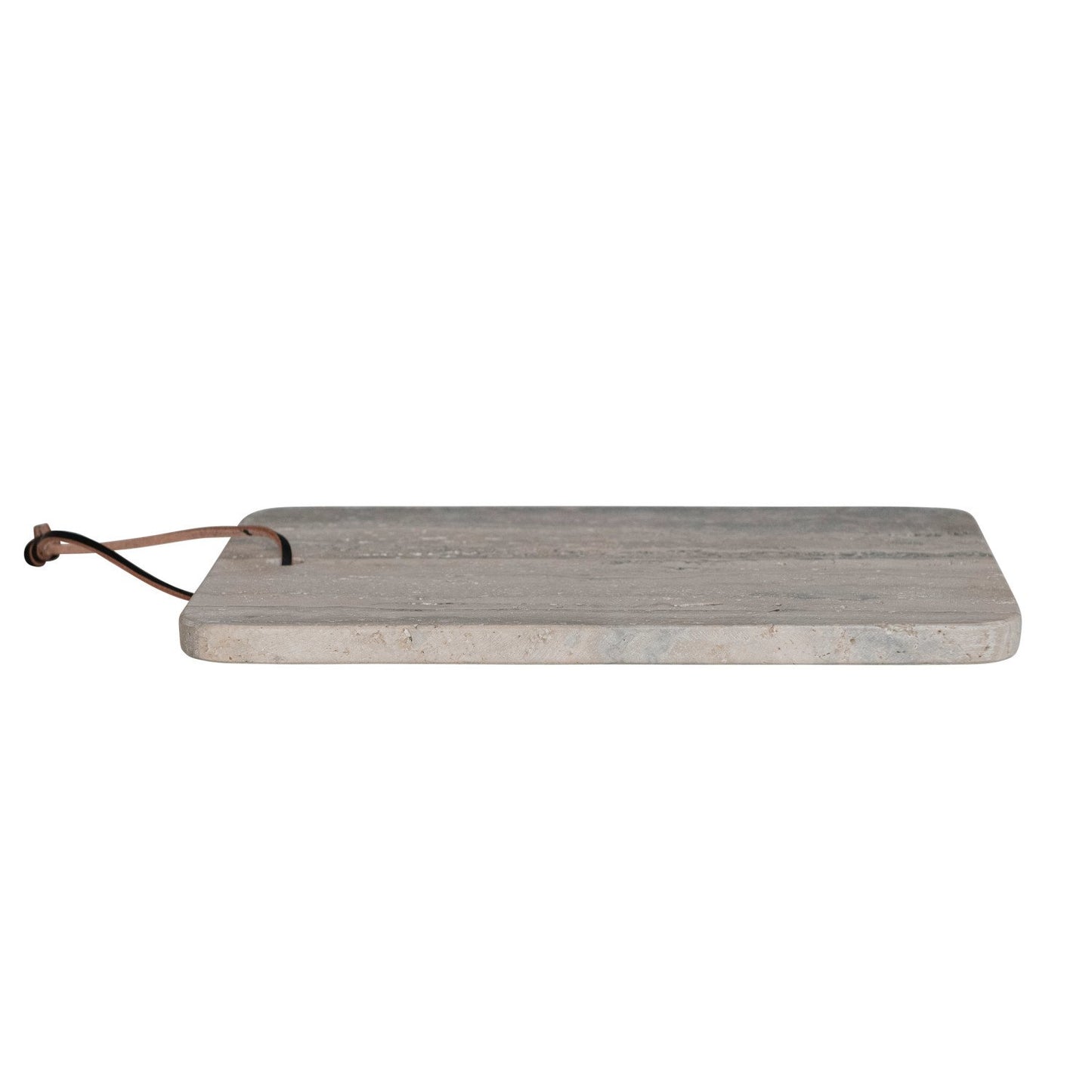 Travertine Cheese/Cutting Board w/ Leather Tie (Each One Will Vary)