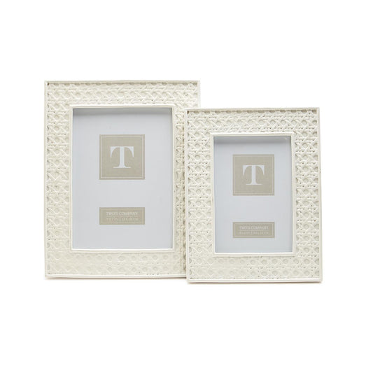 White Cane Photo Frame