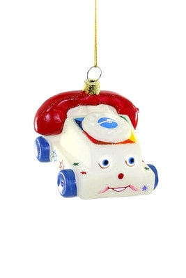 VINTAGE TOY PHONE  Ornament