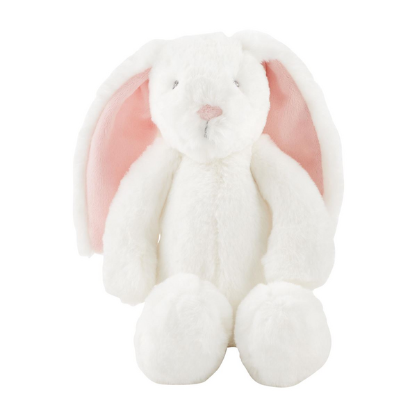 Large Plush Bunny with Pink Accents