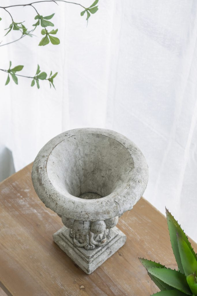 Cement Vintage Style Urn