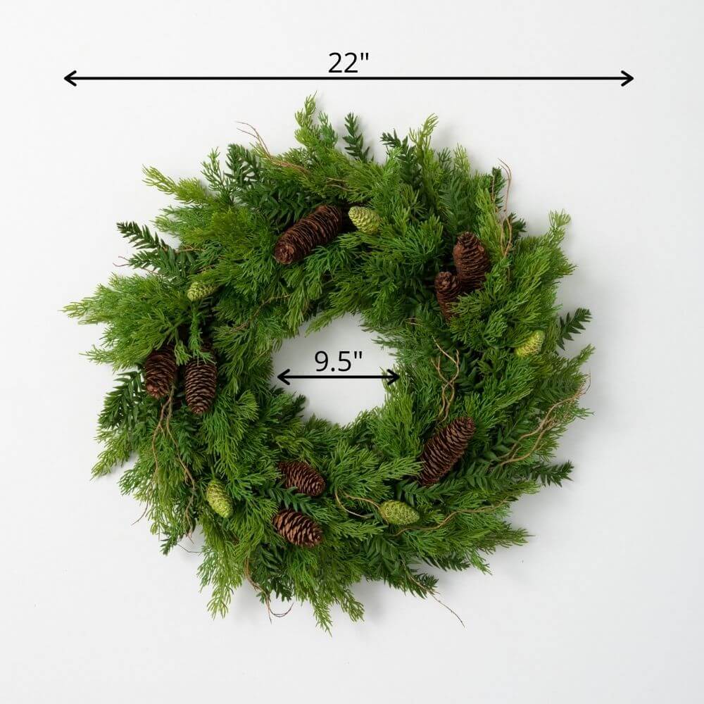 CEDAR HEMLOCK WREATH