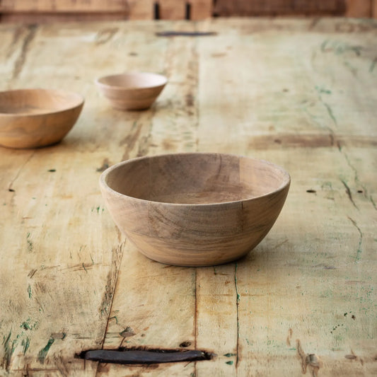 Wooden bowl