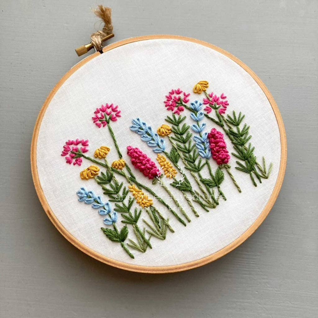 Hand Embroidery Kit - Meadow in Happy Day