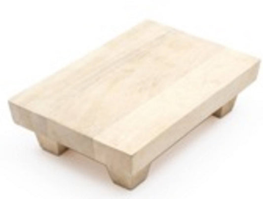 WOOD RISER: Sun Bleached / Mango wood