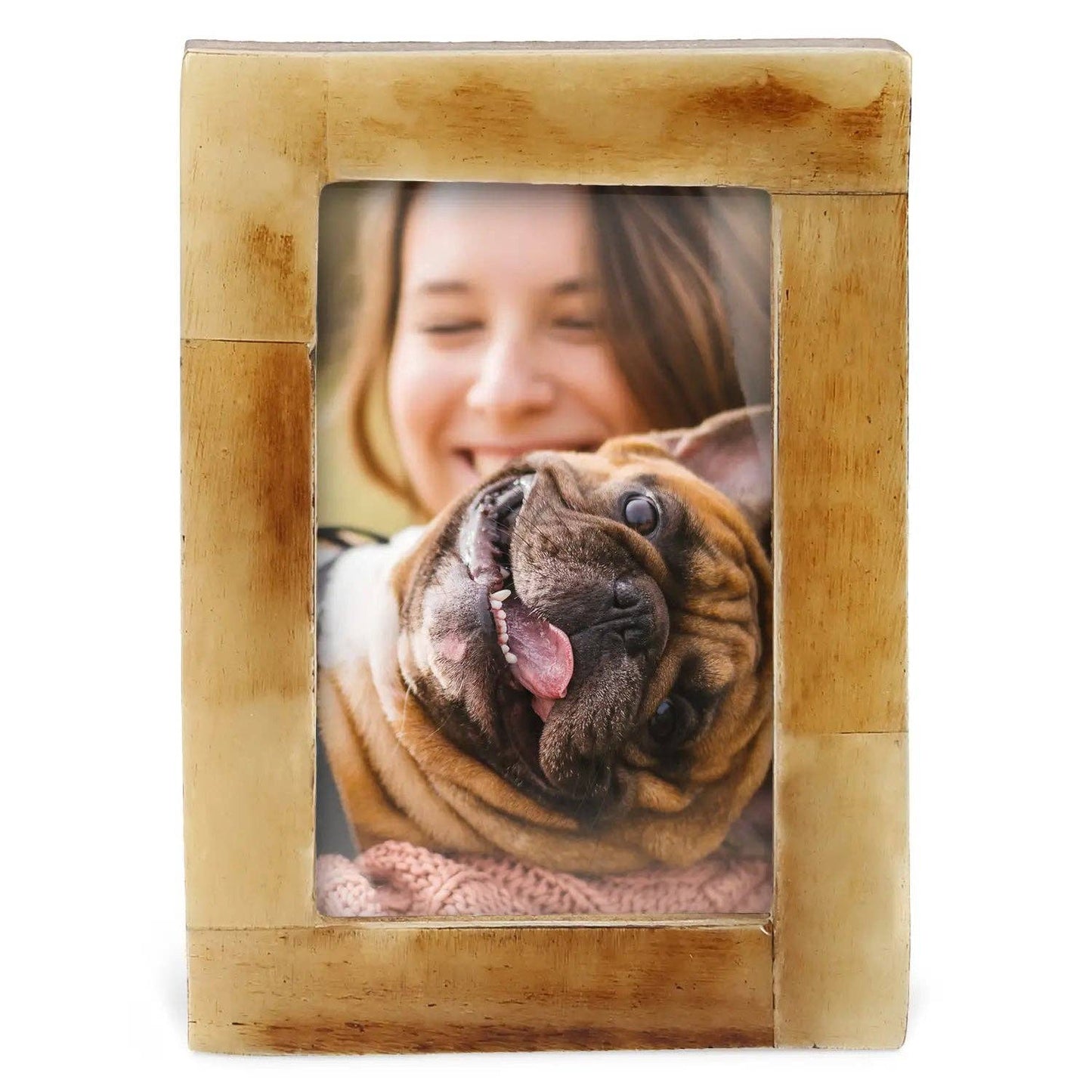 Baby Picture Frame Bone Inlay