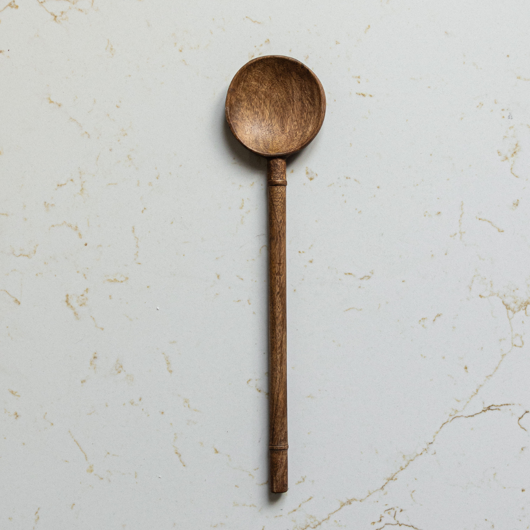 Mango Wood Kitchen Spoons: Smooth