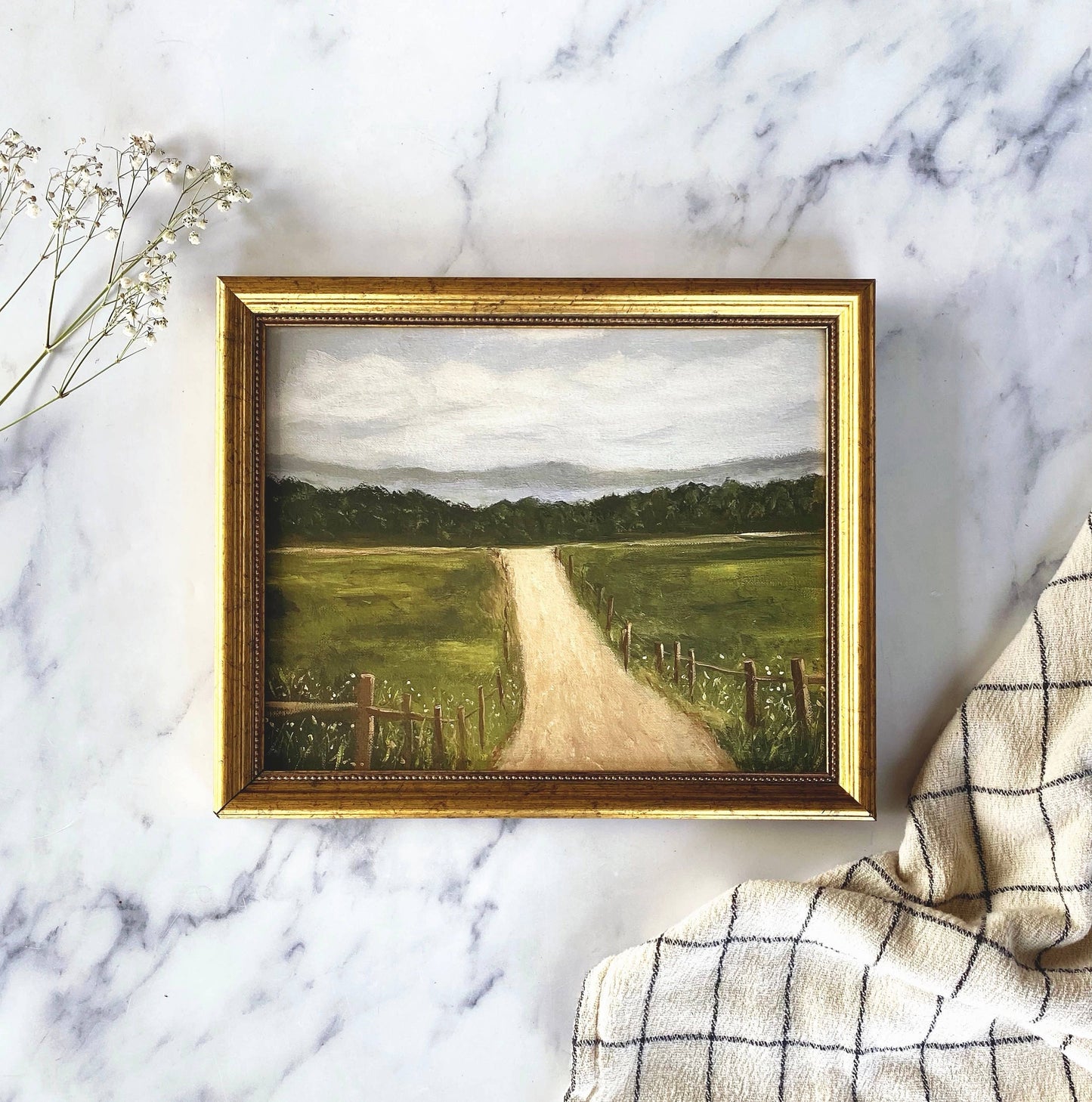QUIET ROAD - Art Print (unframed): 8 x 10