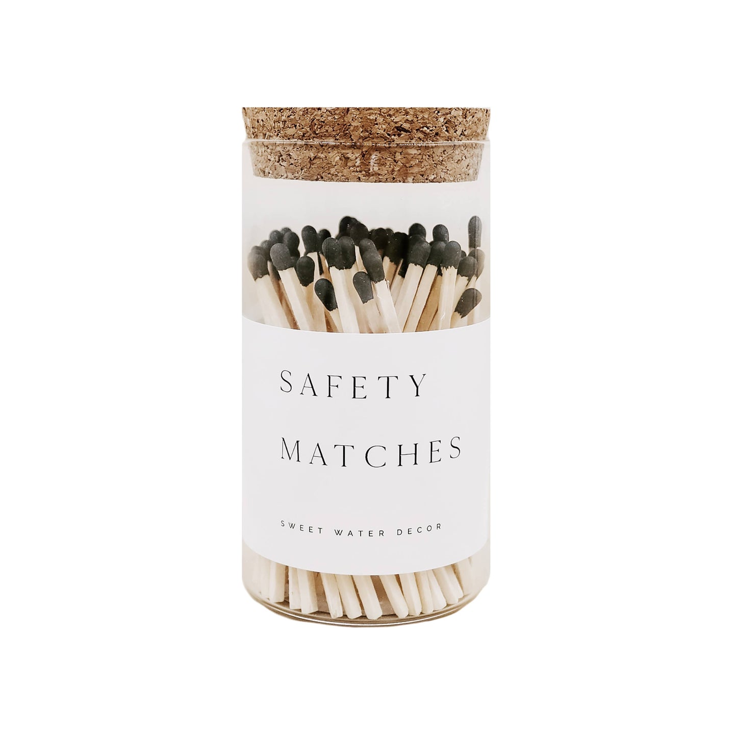 Medium Hearth Matches, Black Tip - Home Decor & Gifts