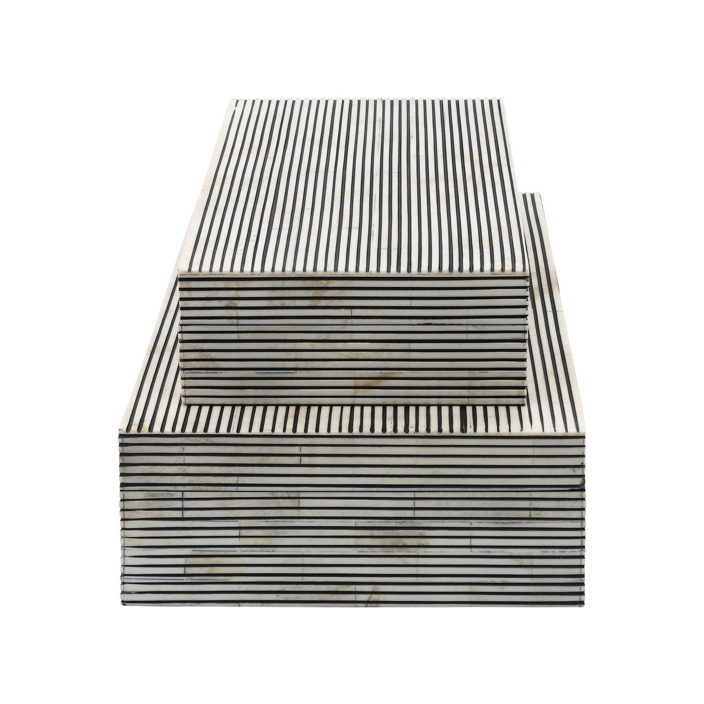 Decorative BoxBlack Resin Pinstripe