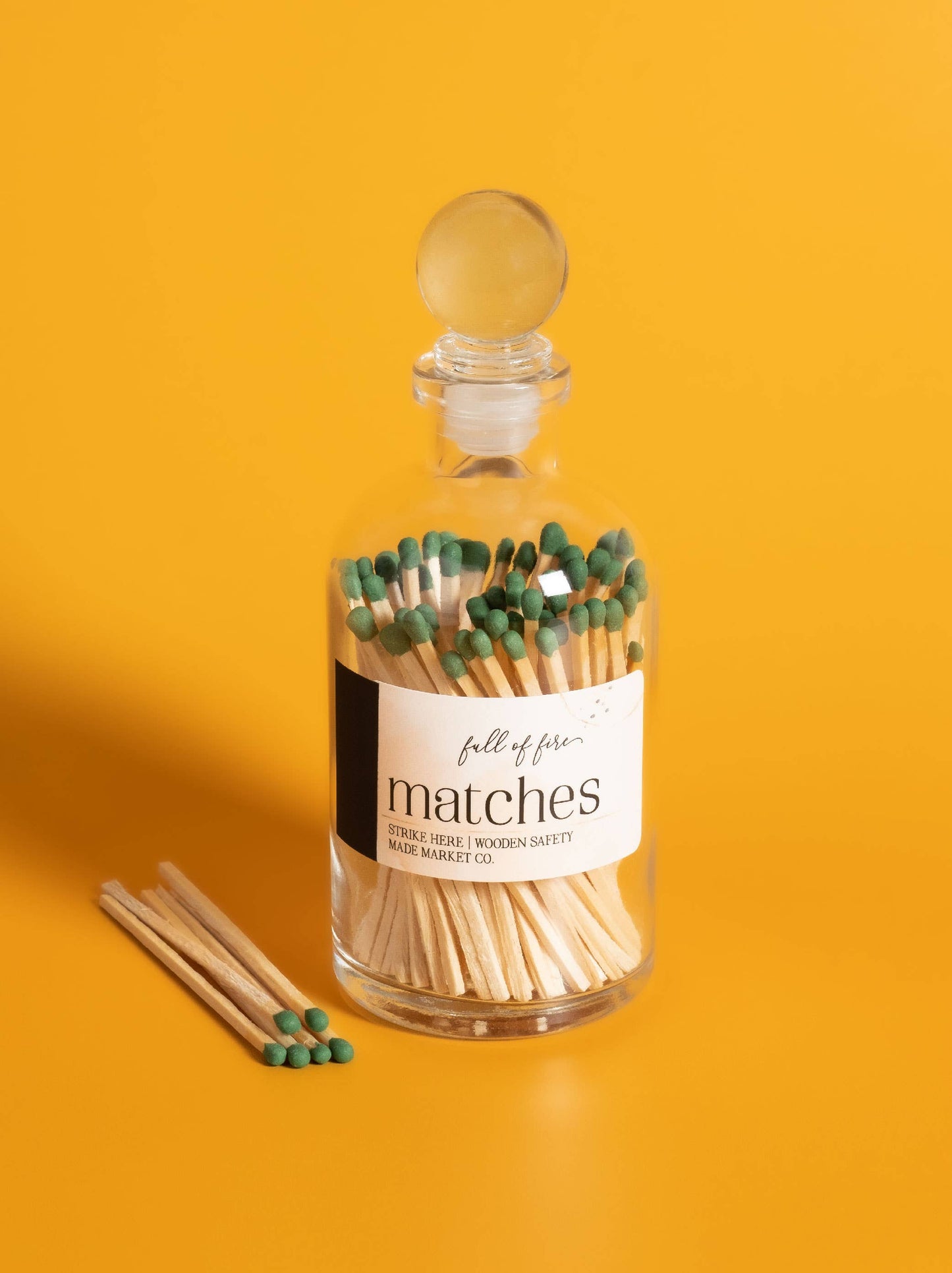 Full of Fire Olive Green Matches