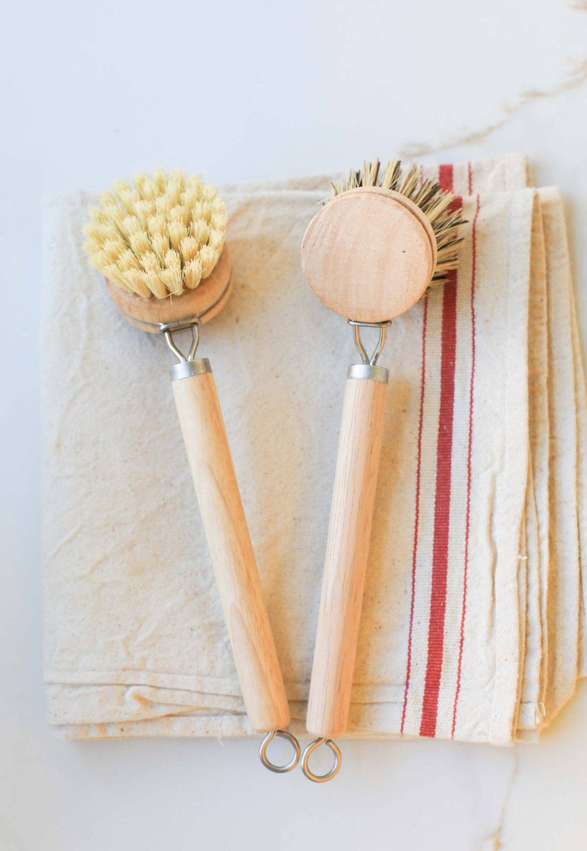 Long Handle Pot Brush: Horsehair