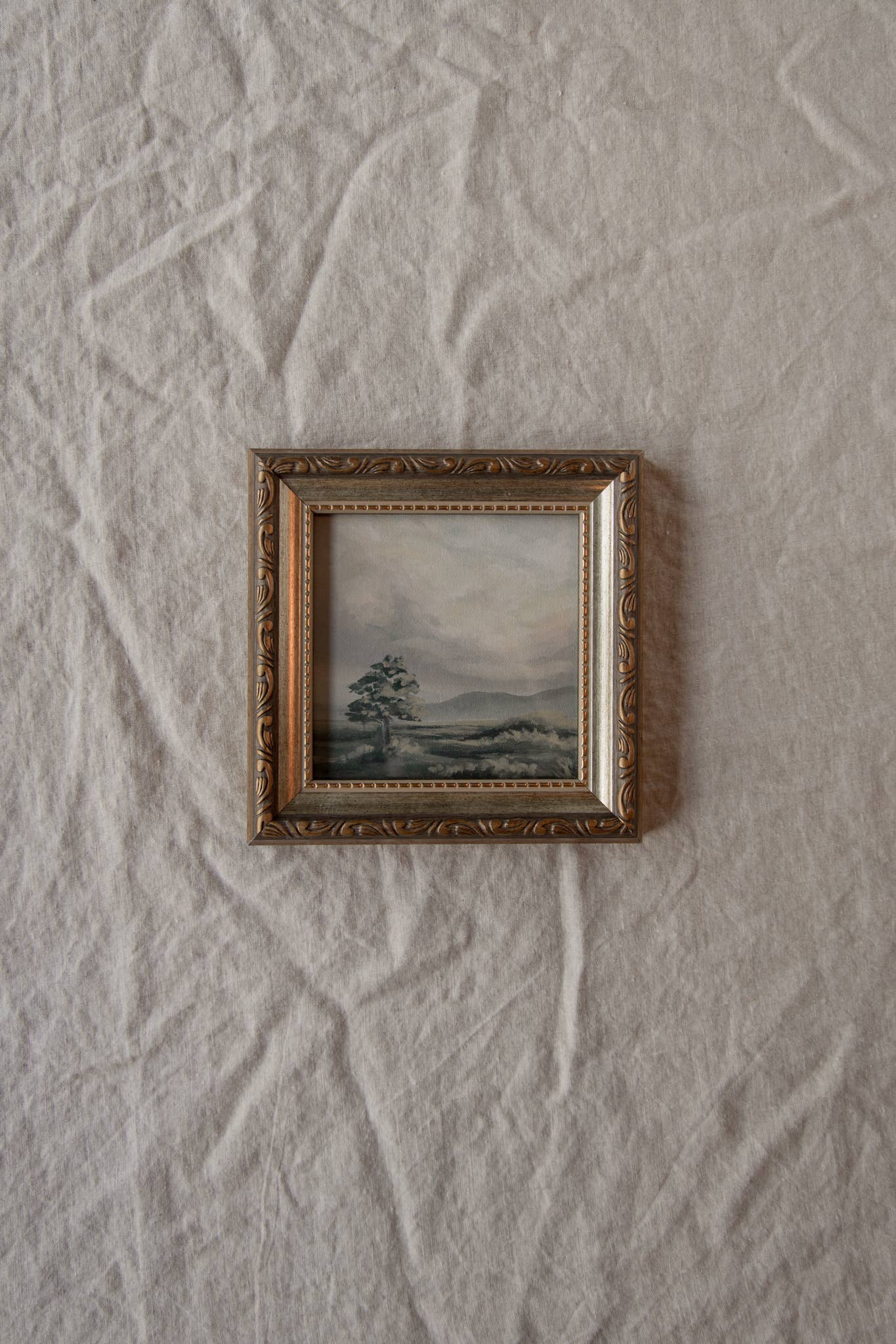 Antique Style Framed Art Print-Landscape-"Idyllic"