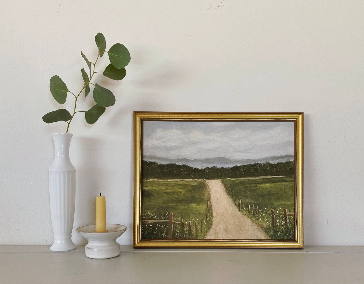 QUIET ROAD - Art Print (unframed): 8 x 10