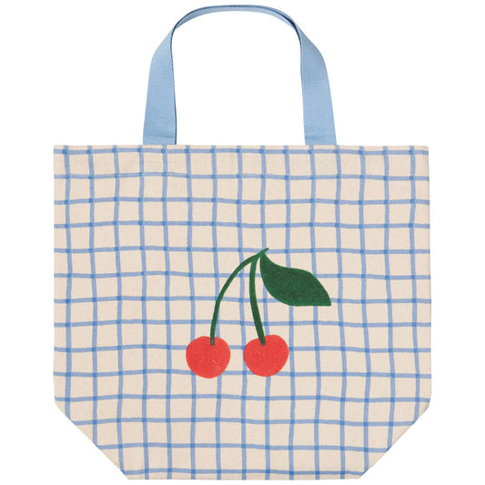 Very Cherry Pocket Tote: Multi-Colored
