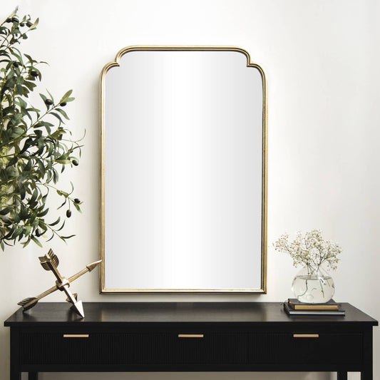 Gold Metal Wall Mirror