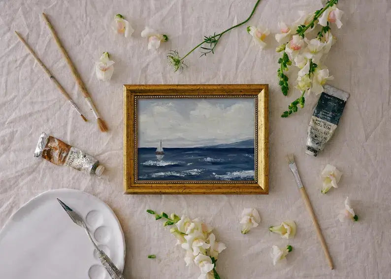 SAILBOAT #5 - Art Print 5x7(unframed)