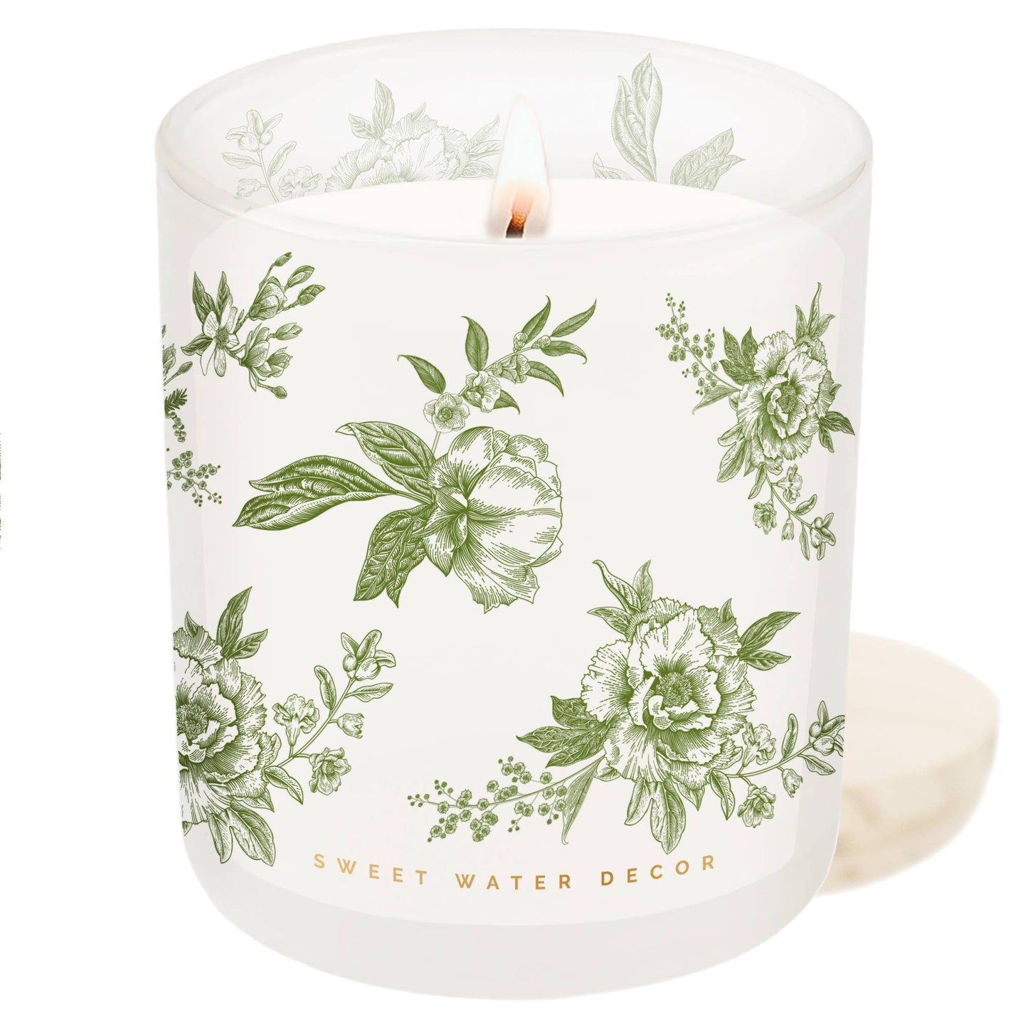 Green Delft 12 oz Soy Candle
