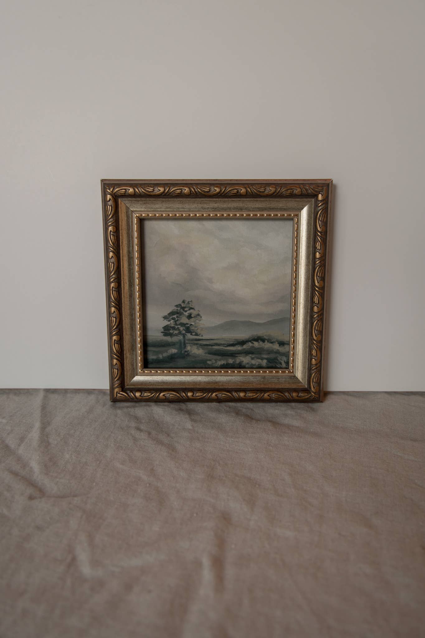Antique Style Framed Art Print-Landscape-"Idyllic"