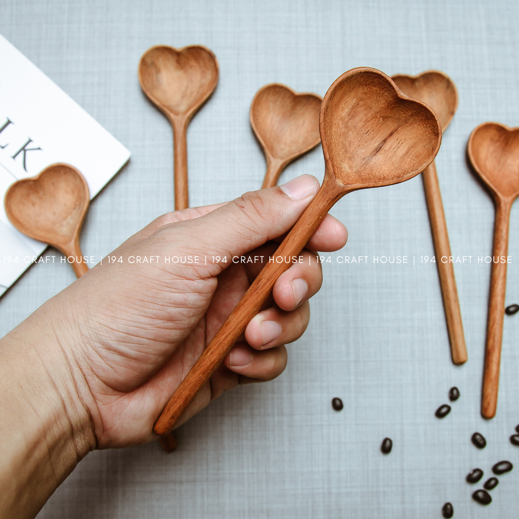 Wooden Heart Spoon