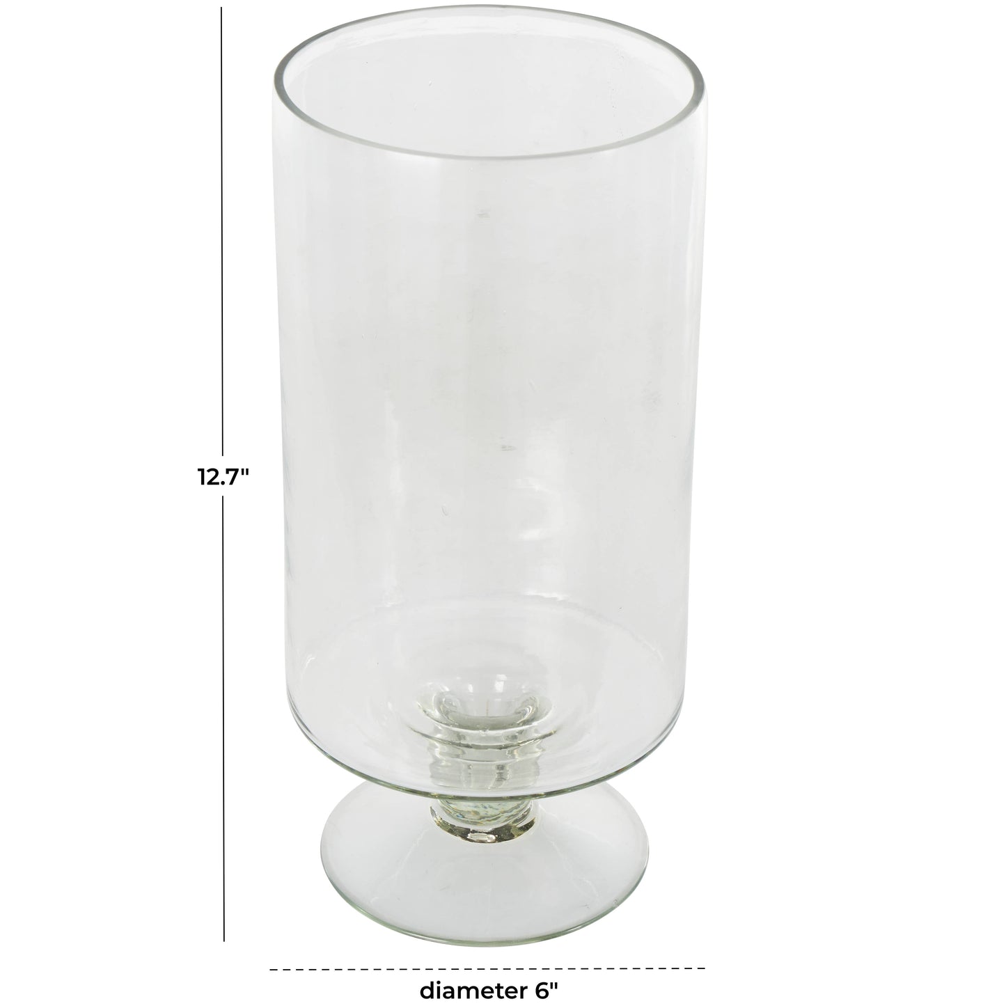 Modern Clear Glass Candle Holder