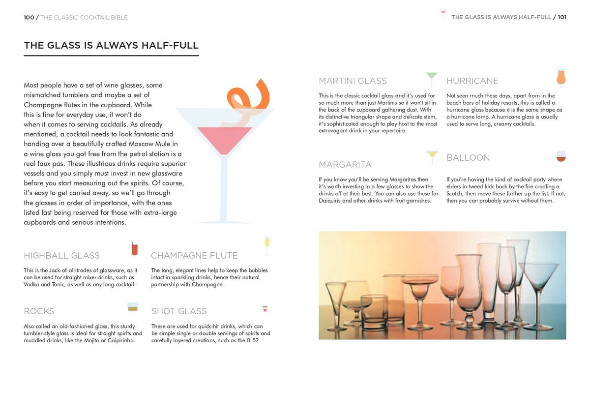 The Classic Cocktail Bible: Hardcover