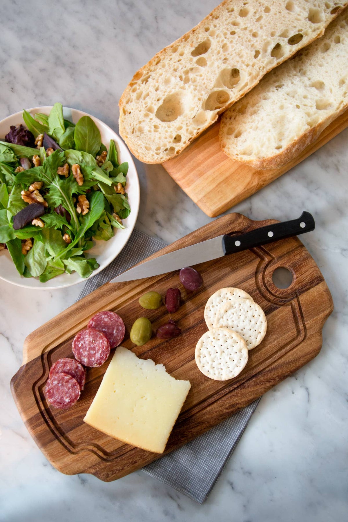 Ironwood Pinehurst Cheese Board, Acacia Wood, 15" x 8"