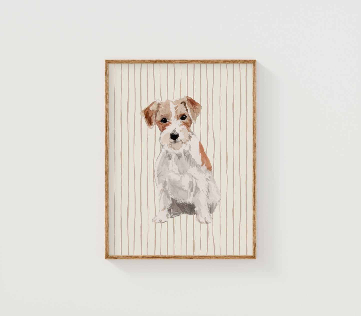 Jack Russell Terrier Dog Art Print: 5" x 7" (vertical)