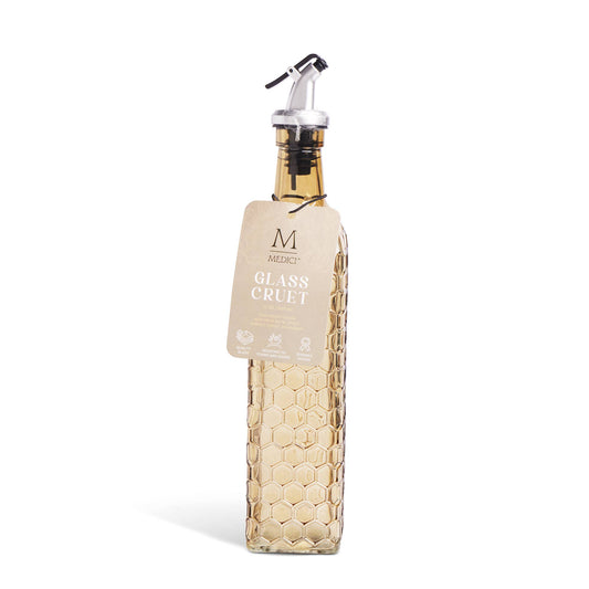 Honeycomb Glass Cruet - Dune