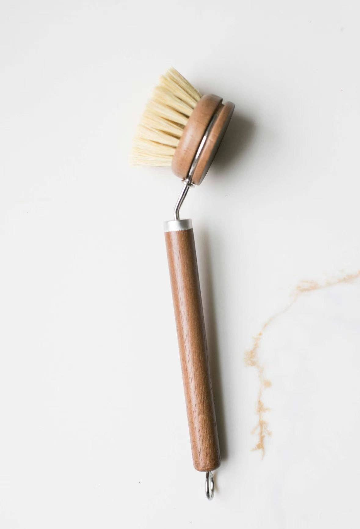Long Handle Pot Brush: Horsehair