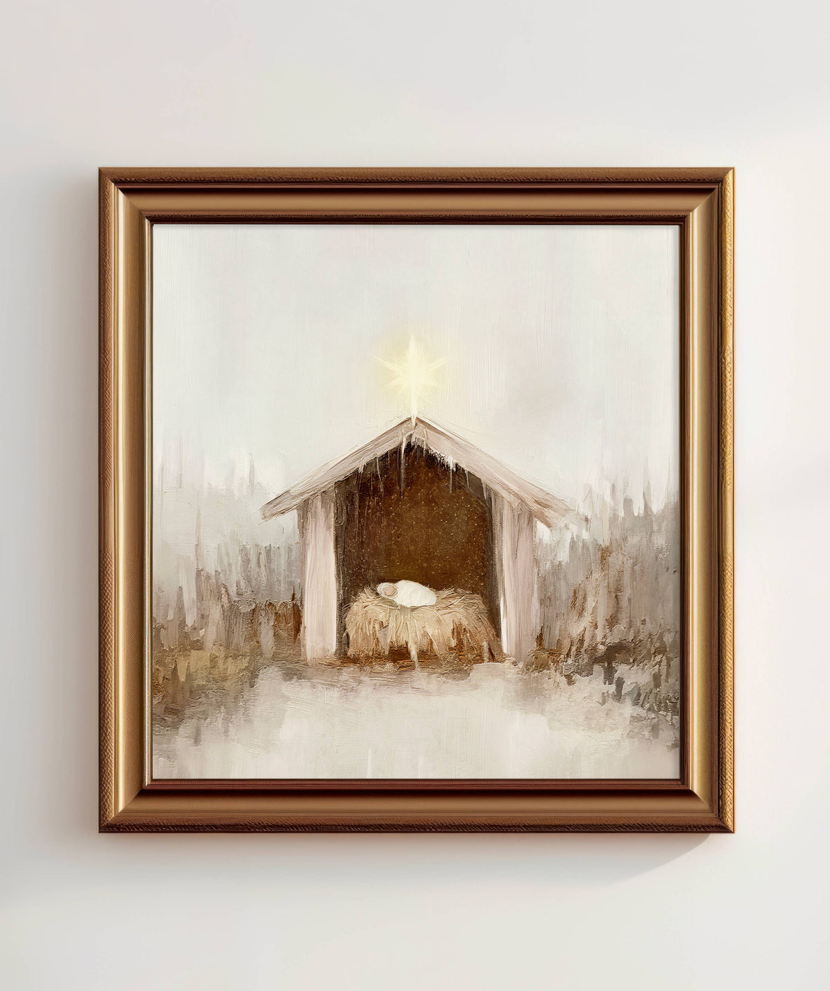 Savior Was Born - print: Print (unframed) / 8x10