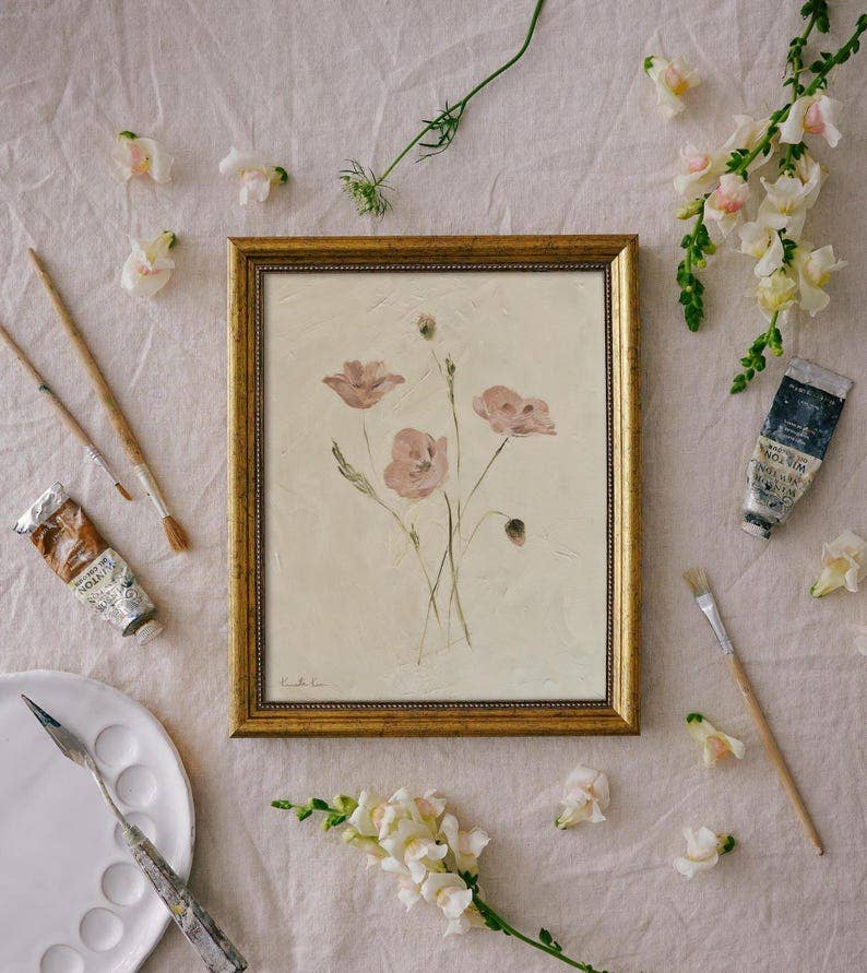 POPPIES - Art Print (Unframed): 5x7"