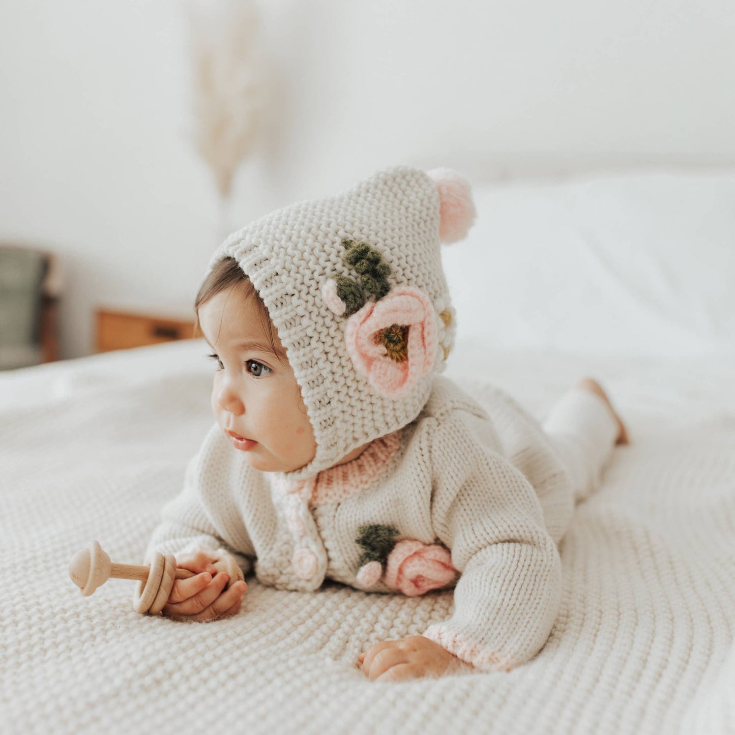 Natural Poppy Bonnet Baby & Kids