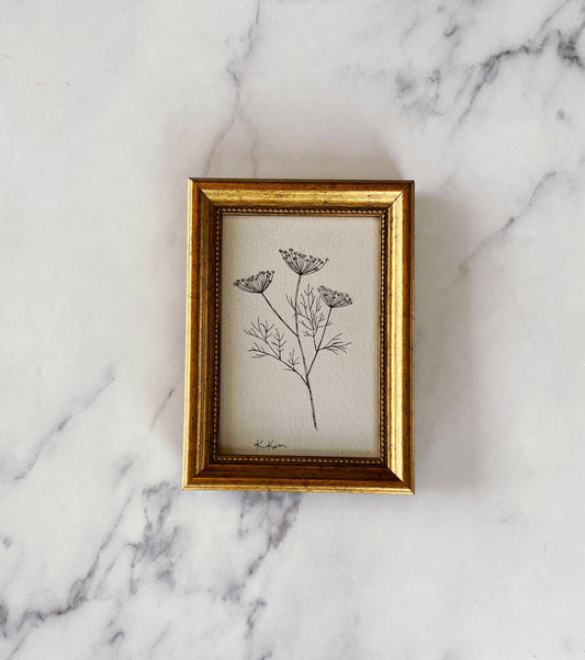 LES FLEURS II - Art Print 4x6(unframed)