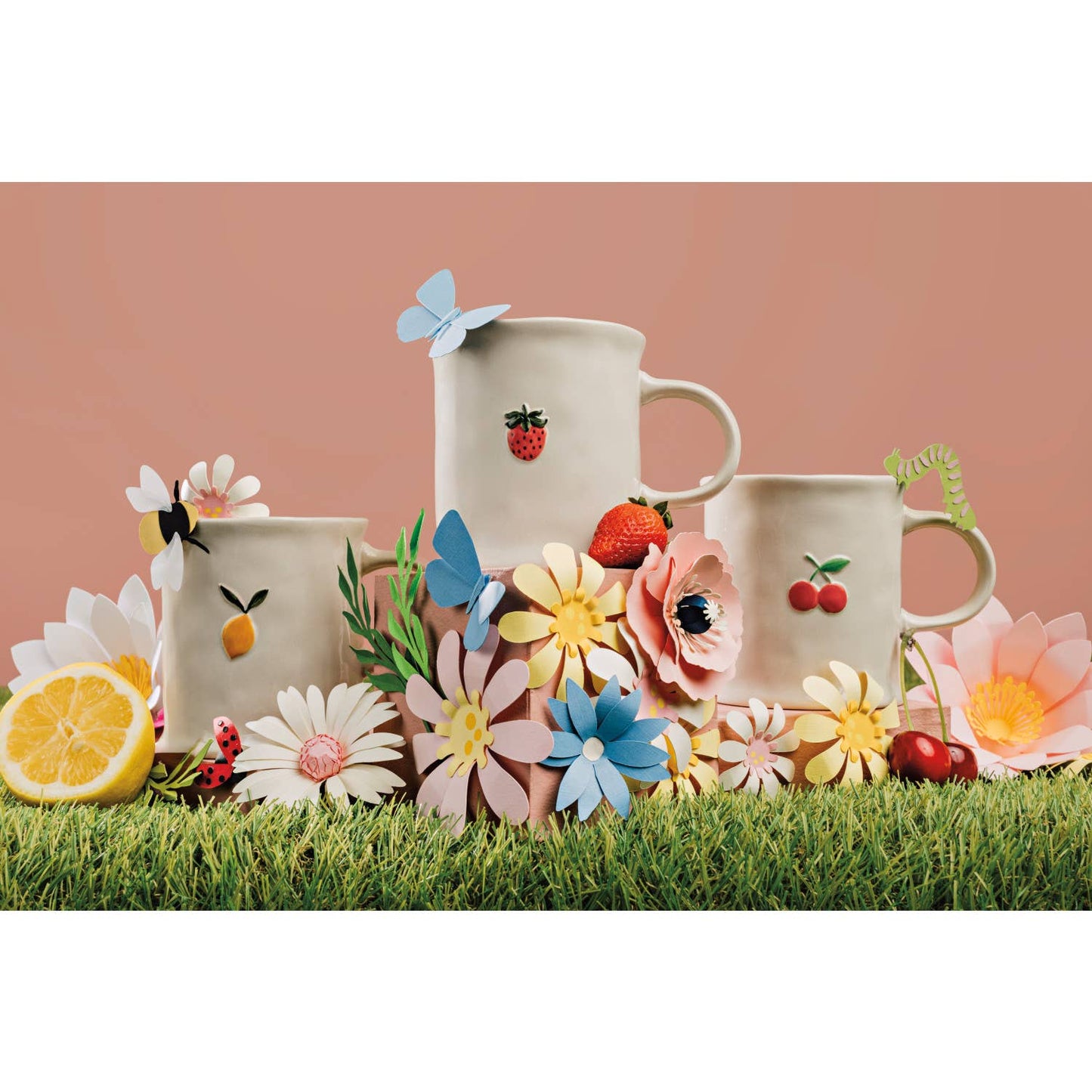 Cherry Embossed Mug