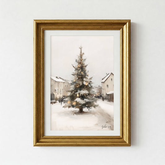 Village Tree - print: Print (unframed) / 11x14