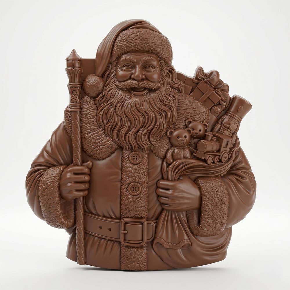 Premium Chocolate Santa Bites: Milk Chocolate