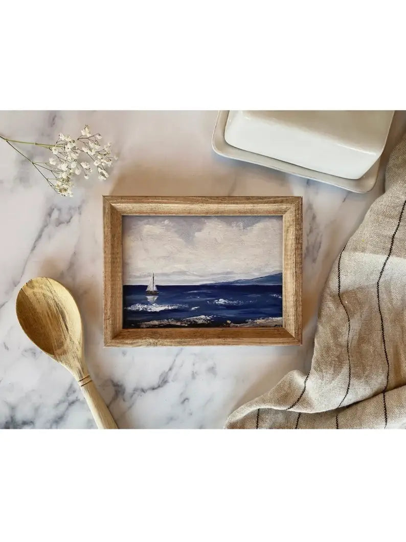 SAILBOAT #5 - Art Print 5x7(unframed)